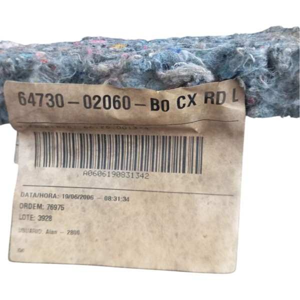 Forro Direito Porta Malas Toyota Fielder 2006 2007