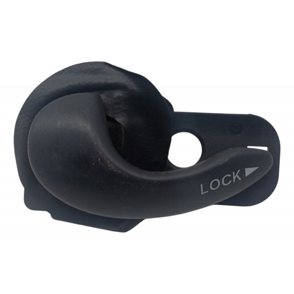 Maçaneta Interna Esquerda Fiat Palio Siena 1.6 2014 2015 Preto Traseira