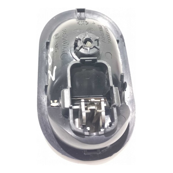 Maçaneta Interna Traseira Esquerda Peugeot 307 Prata Traseira