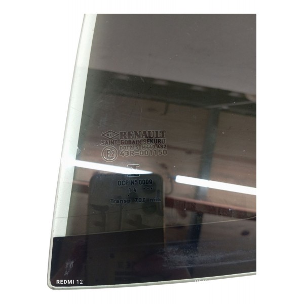 Vidro Fixo Traseiro Esquerdo Renault Logan 2014 2015