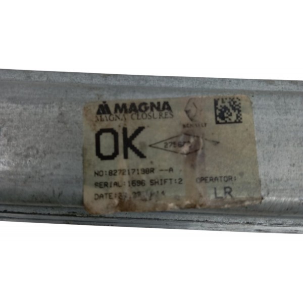 Maquina Vidro Traseiro Esquerda Renault Logan 2014 2015