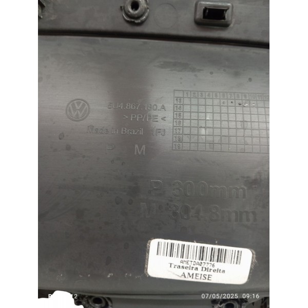 Forro Porta Dianteiro Esquerdo Chevrolet Onix 2015 2016