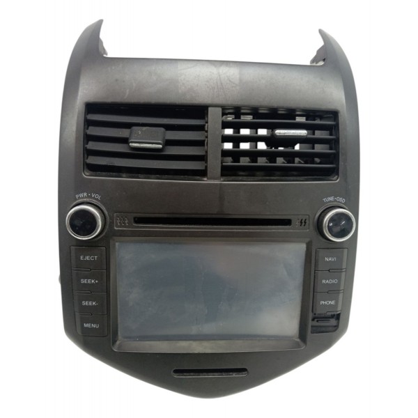 Multimídia Moldura Central Chevrolet Sonic 2011 2012 2013