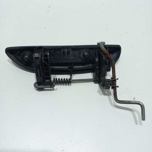 Maçaneta Puxador Externo Traseiro Esquerdo Renault Clio Preto Traseira