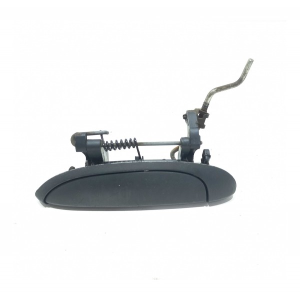 Maçaneta Puxador Externo Traseiro Esquerdo Renault Clio Preto Traseira