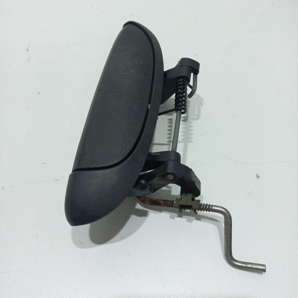 Maçaneta Puxador Externo Traseiro Esquerdo Renault Clio Preto Traseira