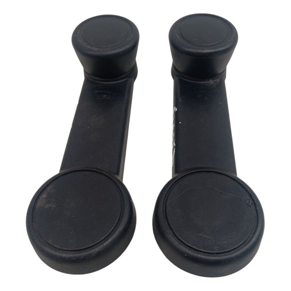 Par Manivela Traseira Vidro Manual Ford Fiesta 2012 2013 - Preto