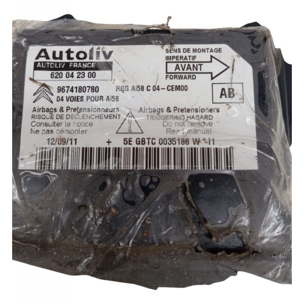 Kit Airbag Citroen C3 Picasso 2011 2012 2013 Preto