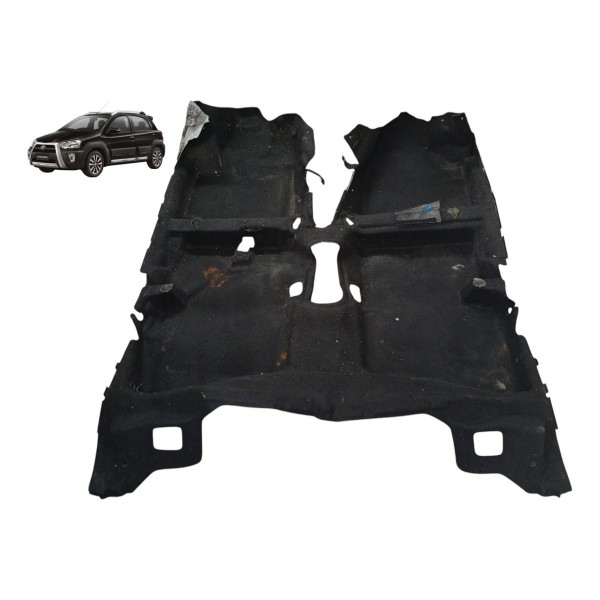 Carpete Assoalho Toyota Etios Cross 2015 2016