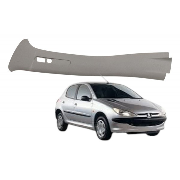 Acabamento Coluna Central Cinto Esquerdo Peugeot 206 2005