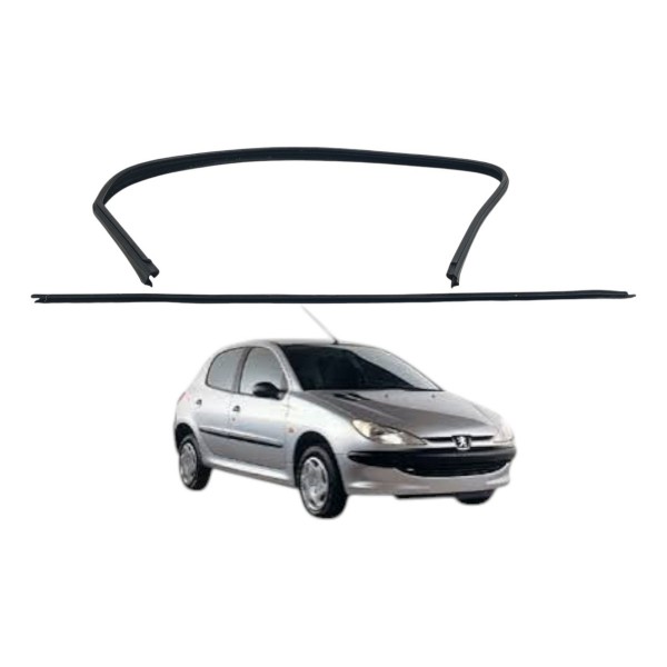 Kit Pestana Dianteira Direita Peugeot 206 1.4 2003 2004 2005