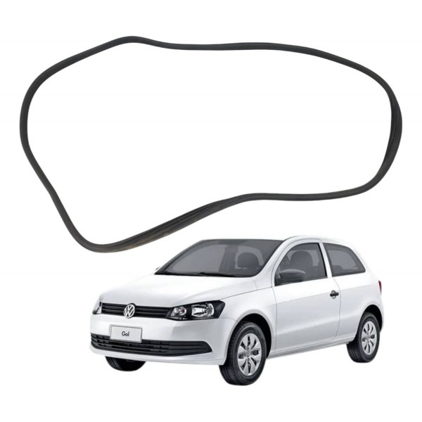 Borracha Vedação Porta Traseira Esquerda Volkswagen Gol 2014