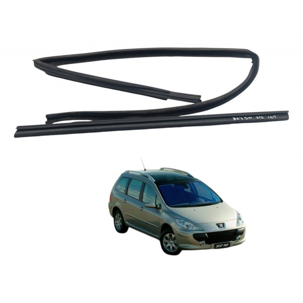 Kit Pestana Borracha Dianteira Direita Peugeot 307 Sw 2005