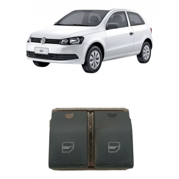 Botão Vidro Elétrico Duplo Volkswagen Gol G5 G6 2014 2015