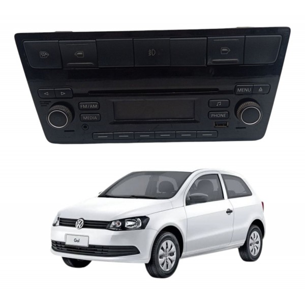 Radio Cd Player Original Volkswagen Gol G5 G6 2014 2015