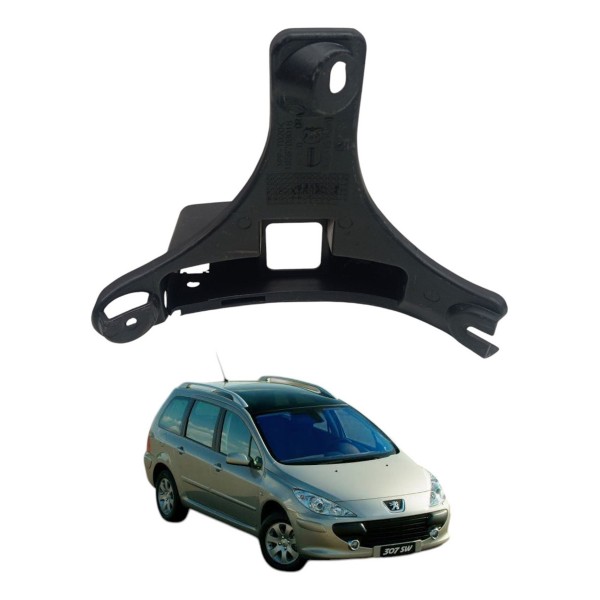 Suporte Guia Parachoque Traseiro Direito Peugeot 307 2004
