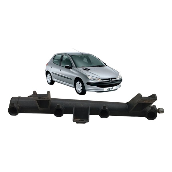 Flauta Bico Injetor Peugeot 206 1.4 2003 2004 2005