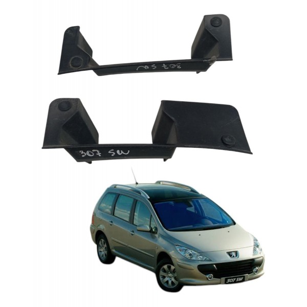 Par Acabamento Tampa Traseiro Peugeot 307 2004 2005 2006