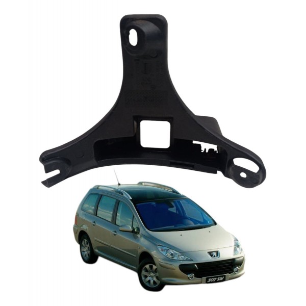 Suporte Guia Parachoque Traseiro Esquerdo Peugeot 307 2004