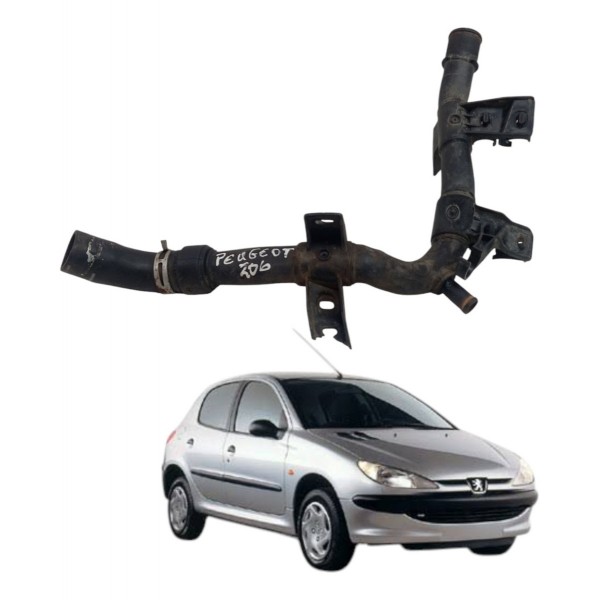 Mangueira Inferior Radiador Peugeot 206 1.4 2004 Detalhe