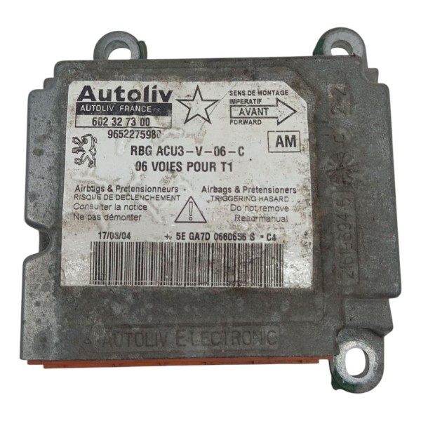 Módulo Central Airbag Peugeot 206 1.4 2003 2004 2005
