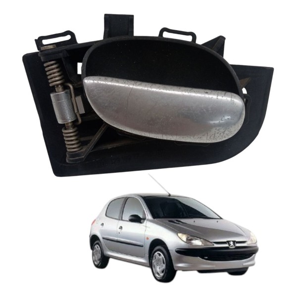 Maçaneta Interna Dianteira Esquerda Peugeot 206 2004 2005