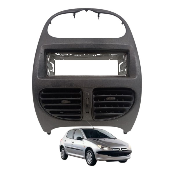 Moldura Painel Central Difusor Ar Peugeot 206 1.4 2004 2005