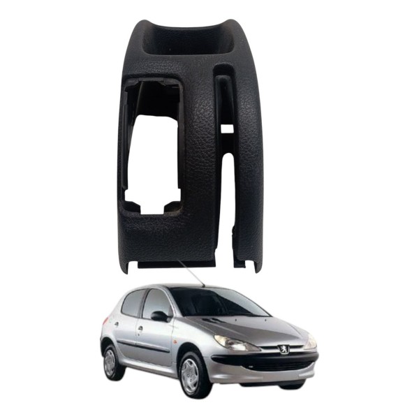 Moldura Console Central Freio Mão Peugeot 206 2004 2005