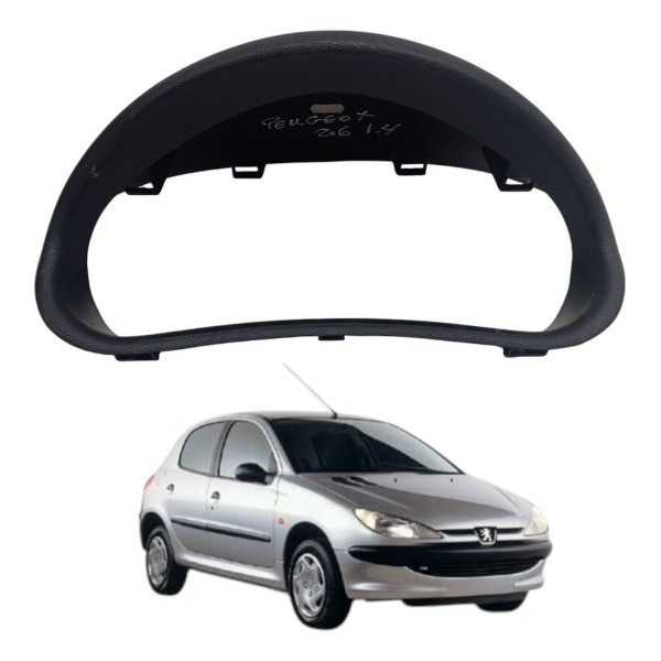 Acabamento Moldura Painel Instrumentos Peugeot 206 2004 2005