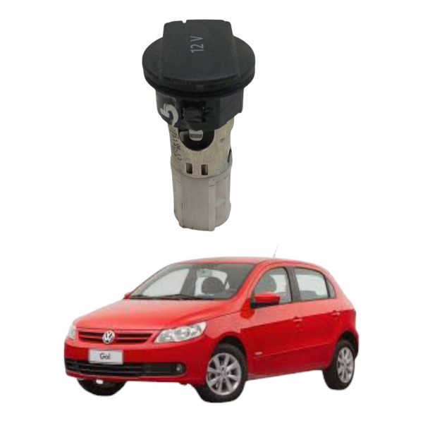 Tomada 12v Volkswagen Gol G5 G6 2014 2015