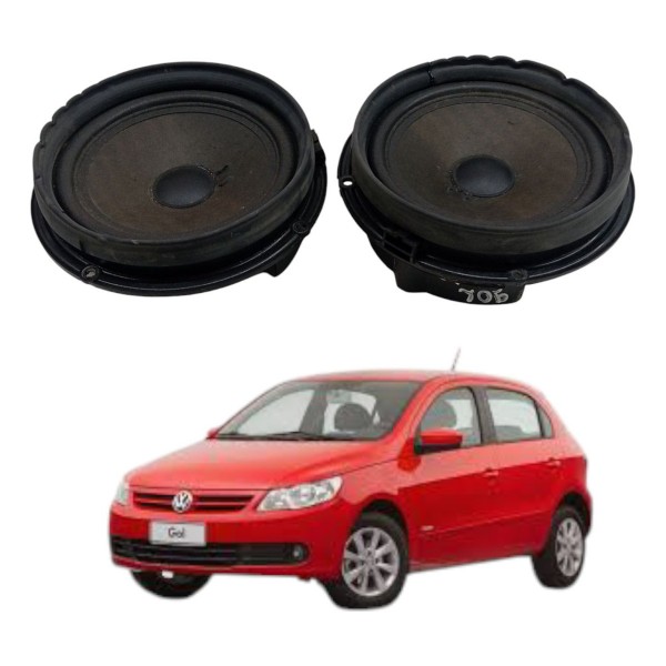 Par Auto Falante Porta Dianteira Volkswagen Gol G5 G6 2014