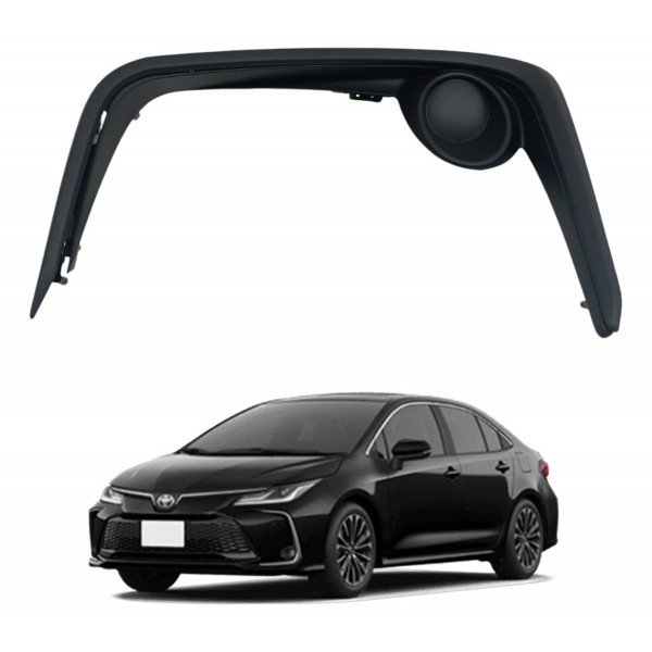 Moldura Farol Milha S/furo Esquerdo Toyota Corolla 2022