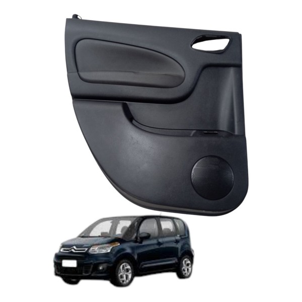 Forro Porta Traseira Esquerda Citroen C3 Picasso 2011 2012