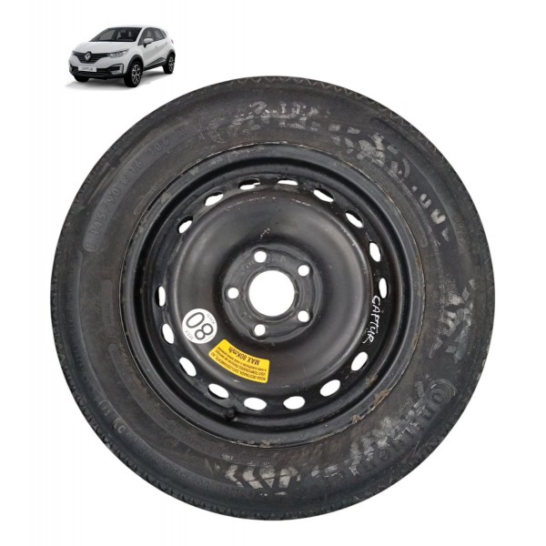 Pneu Estepe Roda 145/90-16 Renault Captur 2020 2021