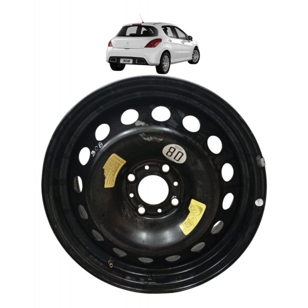 Roda Estepe Aro 16 Pneu 205/55/16  Peugeot 308 408 2013 2014