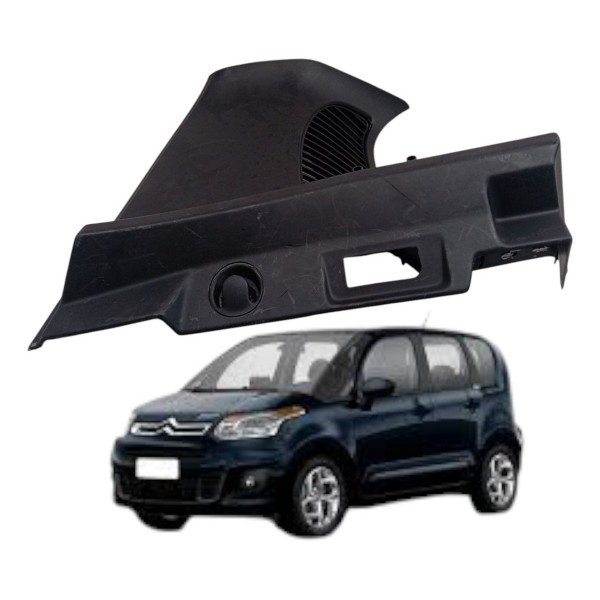 Acabamento Suporte Bagagito Esquerdo Citroen C3 Picasso 2012