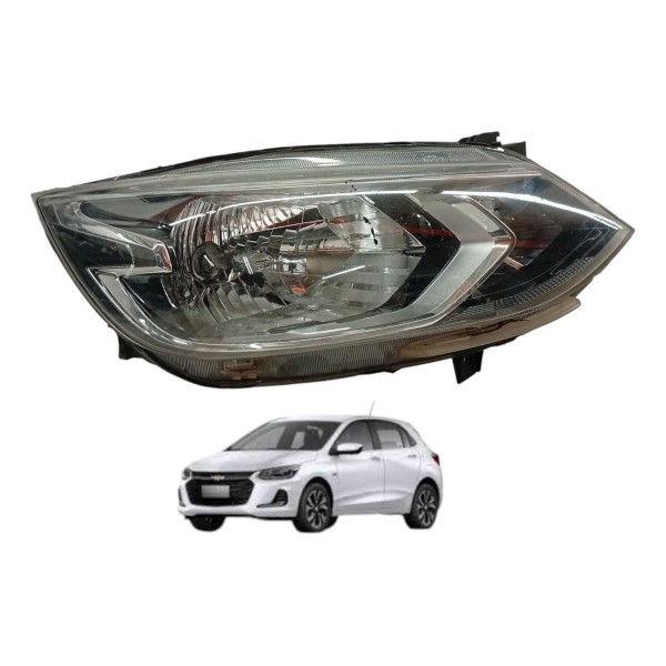 Farol Direito Chevrolet Onix 1.1 3cc 2020 2021 2022
