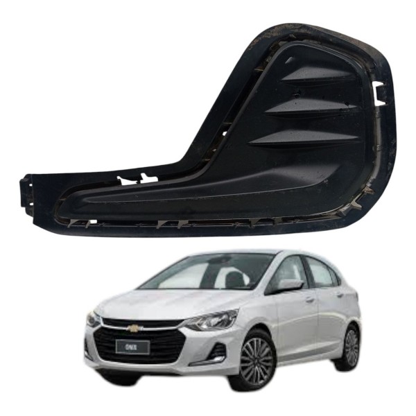 Moldura Farol Neblina Esquerdo Chevrolet Onix 2020 2021