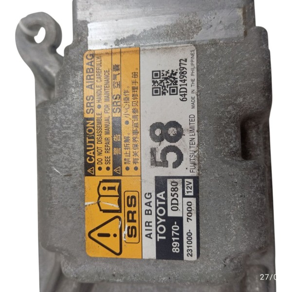 Modulo Airbag Toyota Etios 1.5 2015 2016