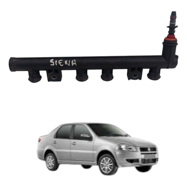 Flauta Bico Injetor Fiat Palio Siena 1.0 8v 2009 2010