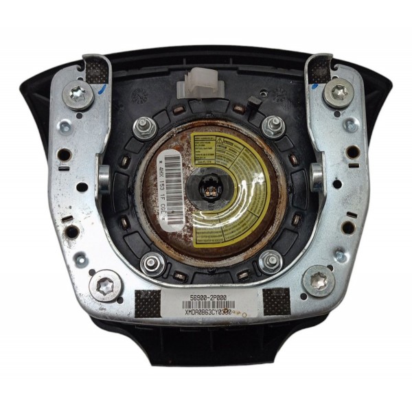 Bolsa Airbag Miolo Volante Kia Sorento 3.5 V6 2011 2012 2013 Preto