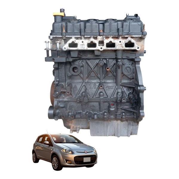 Motor Parcial Fiat Palio 1.6 16v Etorq Flex 2014 2015