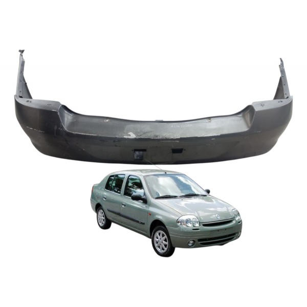 Parachoque Traseiro Renault Clio Sedan 2007 2008 Detalhe