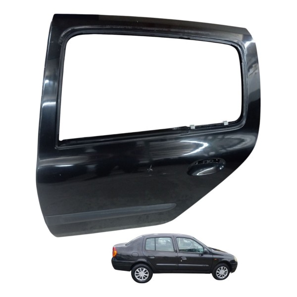 Porta Traseira Esquerda Renault Clio 2002 2003 2004