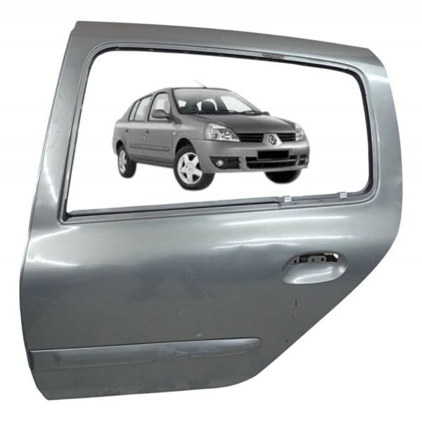 Porta Traseira Esquerda Renault Clio Sedan 2007 2008