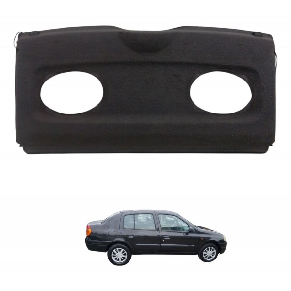 Tampão Bagagito C/furos Renault Clio 2002 2003 2004