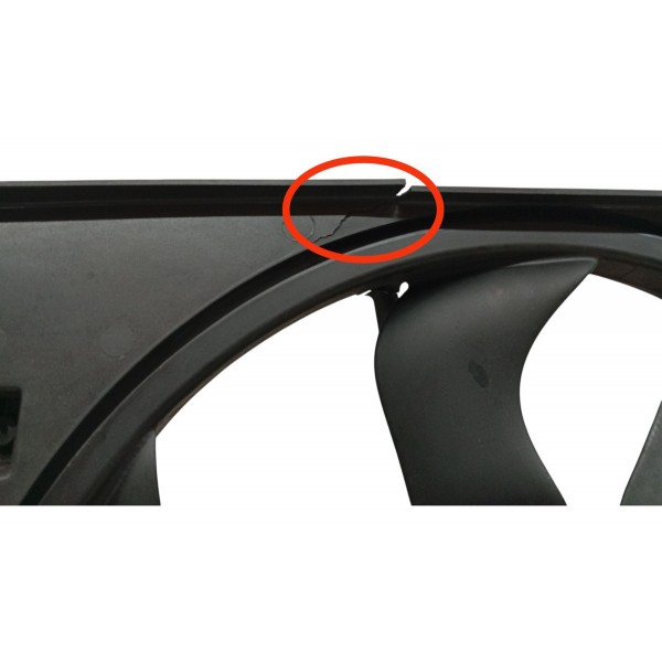 Defletor Ventoinha Renault Logan 1.6 2015 Detalhe