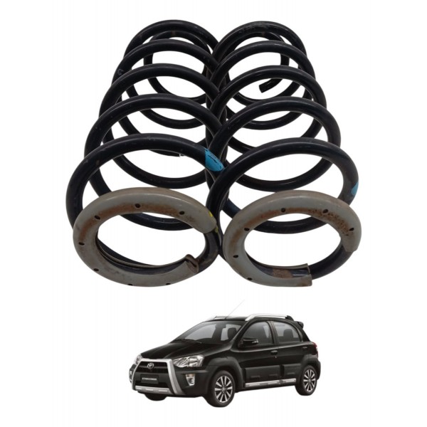 Par Molas Traseiras Toyota Etios 2015 2016 2017