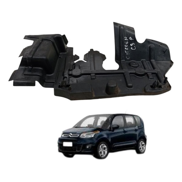 Defletor Direito Ar Radiador Citroen C3 Picasso 1.6 2012