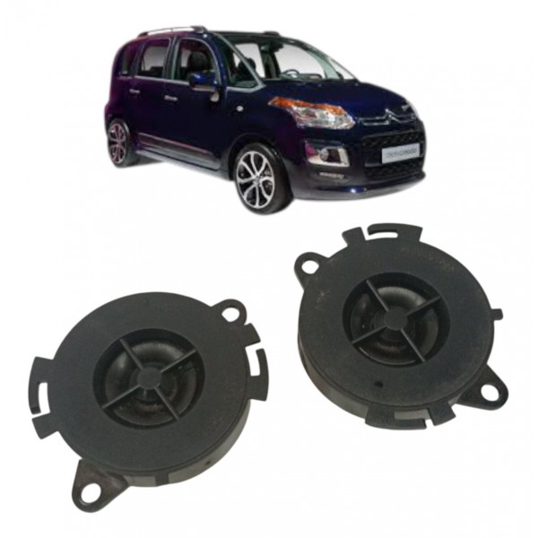 Par Tweeter Auto Falante Citroen C3 Picasso 2011 2012